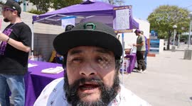 Los Angeles County Workers On Strike