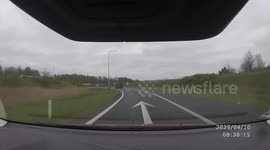 Driver Pulled Over After Speeding Through Red Light