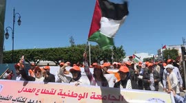 Morocco: Moroccans voice strong support for Palestine during May Day rallies