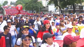 Venezuela: Thousands march in Venezuela's Caracas on May Day highlighting workers’ rights, migrant protection