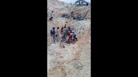 Four gold miners buried in landslide in Indonesia