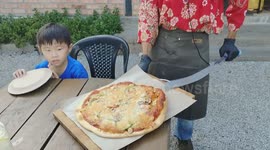 Who dares to eat the pirate's Made pizza?