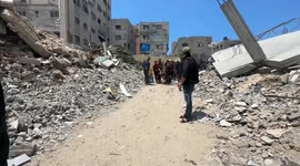 Israeli airstrike hits food distribution point in Gaza City, killing six