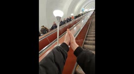 Playing Finger Pew Pew With Underground Passengers