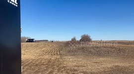 Canadian Moose Runs From Train