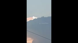 UFO cloud towers over homes in Myanmar