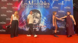 Les Misérables: The Arena Spectacular gala premiere red carpet (part 2 of 2), Sydney, Australia