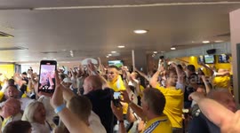 Leeds United Win the Championship - Fans Celebrating at Billy’s Bar, Elland Road