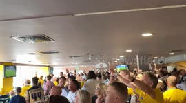 Leeds United Win the Championship - Fans Celebrating at Billy’s Bar, Elland Road