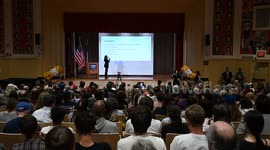 NY: Rep. Alexandria Ocasio-Cortez Holds Town Hall In Queens