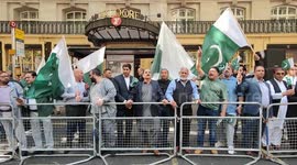 Protest against Indian state sponsored terrorism in London, England