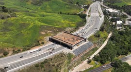 US: Annenberg Wildlife Crossing Bridge Construction