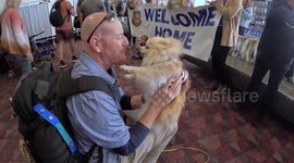 39th Aerial Port Squadron Airmen Welcomed Home at Colorado Springs Airport