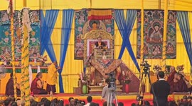 Buddhist leader visits India for weeklong rituals and teachings