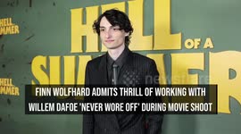 Finn Wolfhard admits thrill of working with Willem Dafoe 'never wore off' during movie shoot