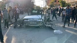 Four dead as Israeli missile hits vehicle in Gaza refugee camp