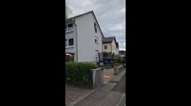 Man Escapes From Fire by Jumping To Trampoline