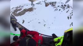 Italy: Hiker Rescued by Helicopter at 2000 Meters on Monte Orsiera During Bad Weather
