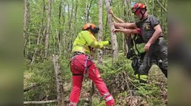 Italy: Woman Rescued After Fall in Remote Area Near Santa Sofia