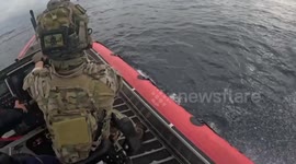 US: USCGC Kimball Intercepts Suspected Drug Smuggling Vessel in Eastern Pacific