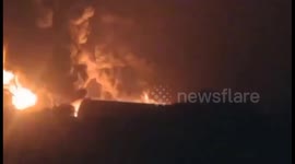 Yemen: Blaze Follows Strikes in Yemen’s Hodeidah