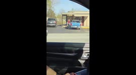 Man Gets Into Scuffle With Raccoon in Truck