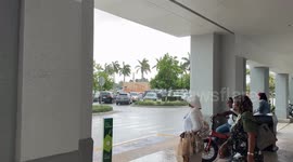 thunderstorm & heavy rain warning for Palm beach county Florida