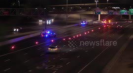 US, Phoenix: Phoenix Interstate 10 Mini Stack Fatal Motorcycle Crash