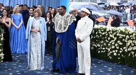 Anna Wintour, Colman Domingo, and Lewis Hamilton attend Met Gala