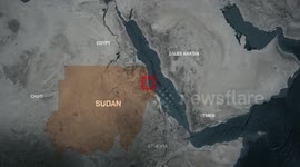 Sudan: MOTION GRAPHIC - Explosions, massive fires reported at Port Sudan’s southern port and airport