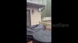 US: Thunderstorm brings pea-sized hail to Freehold