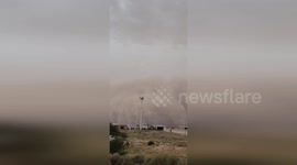 Saudi Arabia: Massive Dust Storm Bears Down On Dawadmi In Saudi Arabia