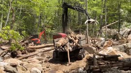 US: Army Corps Clears Hurricane Debris From Linville Caverns Waterfall