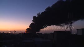 Sudan: Video showing a drone belonging to the Rapid Support Forces (RSF) targeting the seaport in the city of Port Sudan