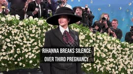 Rihanna breaks silence over third pregnancy
