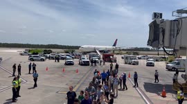 Delta Airplane Catches Fire at Orlando Airport