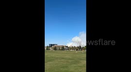 Canada: Large Brush Fire Forces Road Closure, Evacuations in West Edmonton