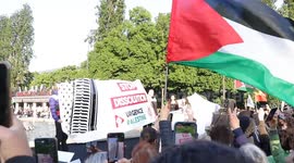 France: Activists rally in Paris against dissolution of Urgence Palestine collective