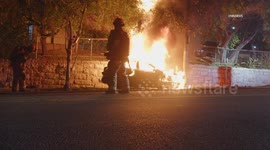 US, Los Angeles: Boyle Heights Fiery Crash Unknown Injuries