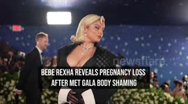 Bebe Rexha reveals pregnancy loss after Met Gala body shaming