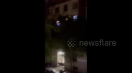 Spain: People celebrate the return of light in Madrid