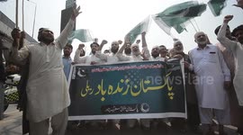Pakistan: Islamic political party protests India's missile strikes in Pakistan