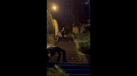 Possessed Prankster Petrifies Pedestrians