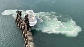 Cops seize 'stolen luxury yacht' in dramatic water chase in Florida