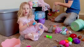 Girl Smashes Easter Egg And Makes Trick Shot
