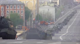 Russia: Russia holds final rehearsal ahead of Victory Day parade