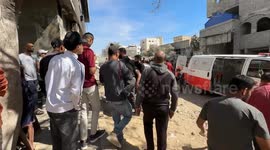 Israeli strike hits crowded Gaza market, killing 22 Palestinians