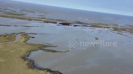 US officials continue pollution clean up in Louisiana