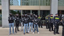 Dutch police detained pro-Palestinian protesters at WWII event in Netherlands