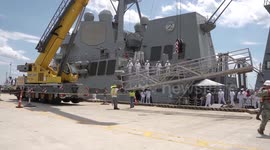 US: USS Forrest Sherman Departs Norfolk For Scheduled Deployment With Carrier Strike Group
